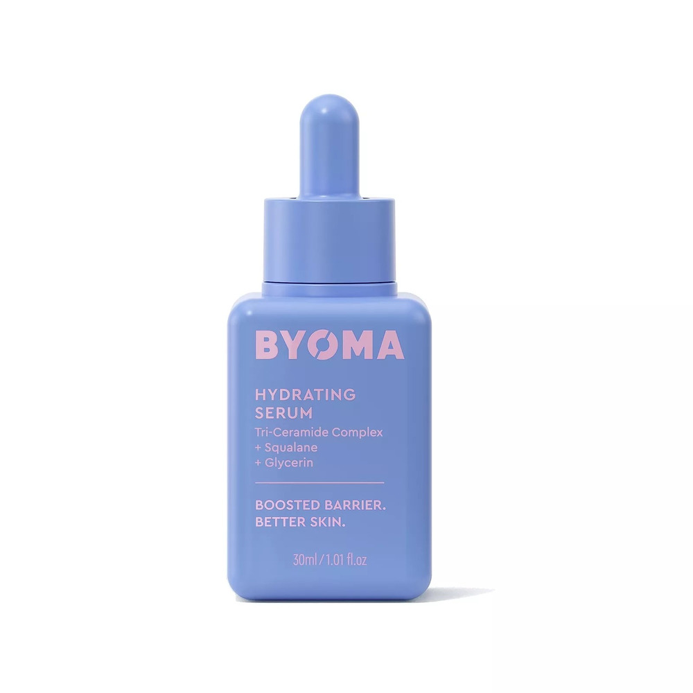 BYOMA Hydrating Serum - Moisturizing Facial Serum with Squalane, Glycerin & C...